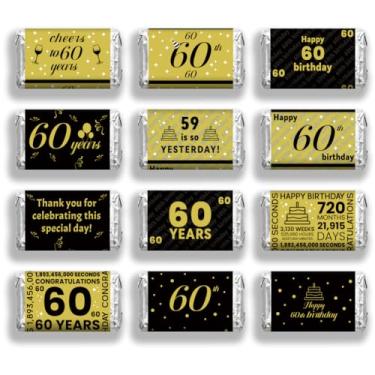 Imagem de arricraft 120 adesivos autoadesivos de barra de chocolate com folha dourada brilhante de bolo de estrelas para lembrancinhas de festa de aniversário (sem doces)