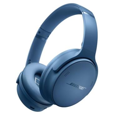 Imagem de Bose Fones De Ouvido Bluetooth Quietcomfort, Fones De Ouvido Sem Fio Com Cancelamento De Ruído Ativo Sobre A Orelha E Microfone, Graves Profundos, Até 24 Horas De Reprodução, Azul Anoitecer - Cor D
