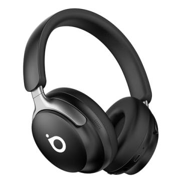 Imagem de Fones de Ouvido Bluetooth 5.4, Headphone Bluetooth com Cancelamento de Ruido Ativo ANC, Suporte Chamadas de Voz, Certificação Hi-Pure Audio, 40 Horas de Reprodução (Preto)