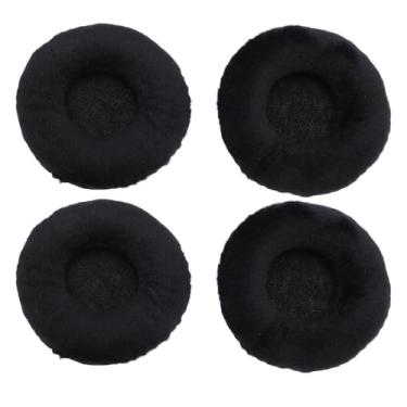 Imagem de 2 Pares 70mm/2,76in Cotas de Ouvido de Veludo de Substituição para a Ath-esw9 Es7 S10 Sj3 Sj5 Fc7 Fc700 Fc707 Re70 Shl5000 Mdr-v150 V250 V300 V400 V100 (Preto)