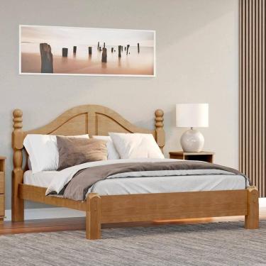 Imagem de Cama Queen Classica Madeira Maciça 2260 Freijo Milani Store
