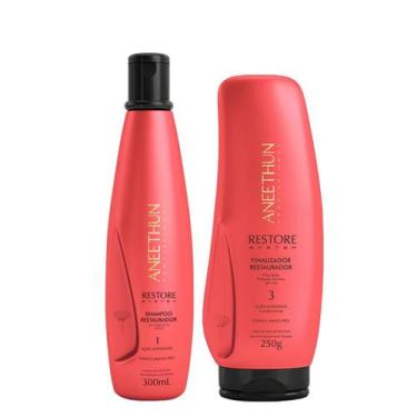 Imagem de Aneethun Restore System Kit Shampoo Restaurador e Finalizador Restaura