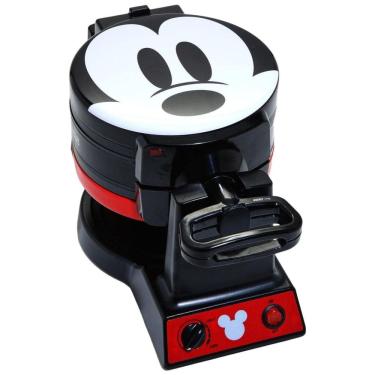 Imagem de Disneys Mickey Mouse Máquina de Waffle, Assa dos 2 lados, 800 W, vermelha, 110v, HOT TOPIC, Vermelho