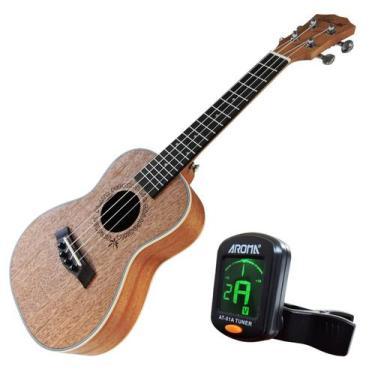 Imagem de Ukulele Concert Barth Guitars Acústico Natural - AC + Afinador Aroma m