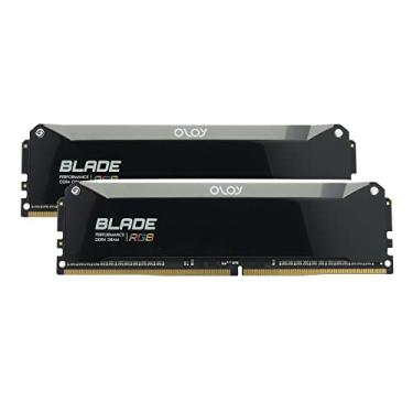 Imagem de OLOy DDR4 RAM 16GB (2x8GB) Piano Black Blade RGB 3600 MHz CL18 1,35V 288-Pin Desktop Gaming UDIMM (MD4U0836181BRPDA)