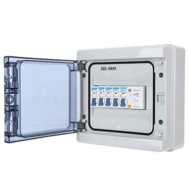 Imagem de Disjuntor Proteção à Prova D'água de 4ways Proteção de Vazamento 63A 30mA RCD4MCB 6A2 X16A32A Caixa Elétrica IP65 para Uso Industrial
