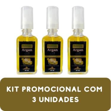 Imagem de Reparador de Pontas Floressence Óleo de Argan Frasco 50ml Kit Promocio