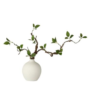 Imagem de Flor Artificial Plantas em vasos Sala de estar Simulação decorativa Arranjo de flores Plantas verdes Produtos de flores de cerâmica Flor de Simulação