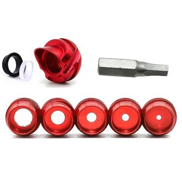 Imagem de 37/45 graus com capuz Peep Sight composto arco Peep Sight Inner Core 6X Clarificador Abertura Kits de Lente para Caça