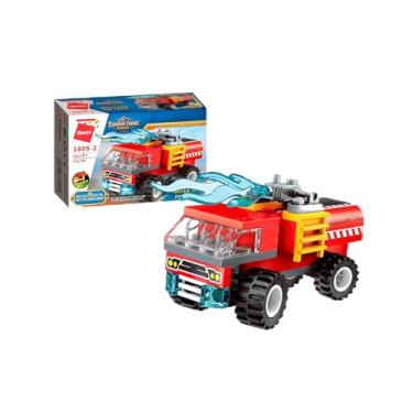 Imagem de Keepplay Bloco de Montar Caminhão de Bombeiro Combat Zones Super Bombeiro