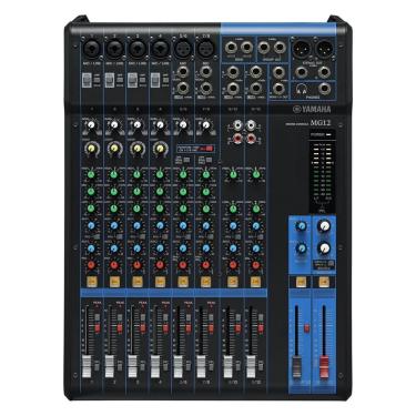 Imagem de Mesa De Som Analógica 12 Canais Mg12 Yamaha