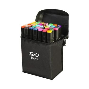 Imagem de Conjunto de Canetas Pincel com 12/24/36/48/60 ou 80 Cores Sortidas - I