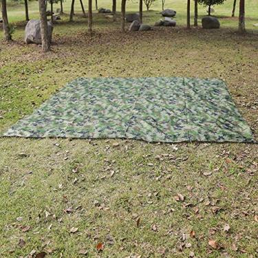 Imagem de Tenda de Dossel para Churrasco Ao Ar Livre à Prova d'água Akozon Com Pano de Chão e Cordas de Vento, Tapete de Proteção Solar de 300x300cm para Piquenique, Acampamento e Festas