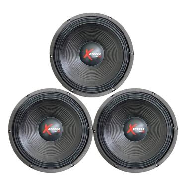 Imagem de Kit 3 alto falante woofer etm exp 12 polegadas lt 250W 8 ohms