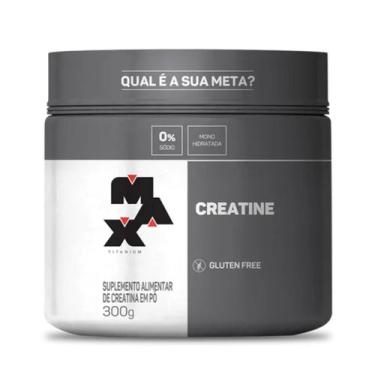 Imagem de Creatine Pura Max Titanium - 300g Suplemento Creatina em pó, 300g, Sem