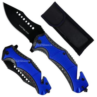 Imagem de Canivete Tático de Alta Performance com Cortador de Cabos e Quebra-Vid