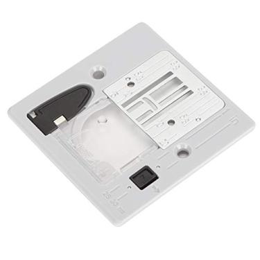 Imagem de Máquina de costura da placa de agulha Substituição ABS Placa de agulha resistente a arranhões duráveis ​​para máquinas de costura multifuncionais domésticas 1pc