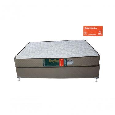 Imagem de Conjunto Box Completo King Becflex Titan Gold 1,93 x 2,03 x 0,46 (Cama Box + Colchão Co...