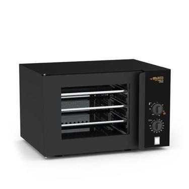 Imagem de Forno Convector Class Red Chameleon Preto 4 Assadeiras Fccvr-2