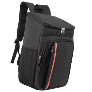 Imagem de Mochila Térmica Bolsa Bag Cooler Homem Mulher Refrigerador Marmita Quente Cerveja Gelada Viagem Praia Bebidas Alimentos Praia Passeio Parque Piquenique Acampamento Grande Impermeável