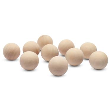 Imagem de Woodpeckers Bolas Redondas De Madeira 1-1/2", Saco Com 50 Esferas Bétula Sem Acabamento Para Artesanato E Projetos "Faça Você Mesmo", Marcenaria (Diâmetro 1-1/2") Por