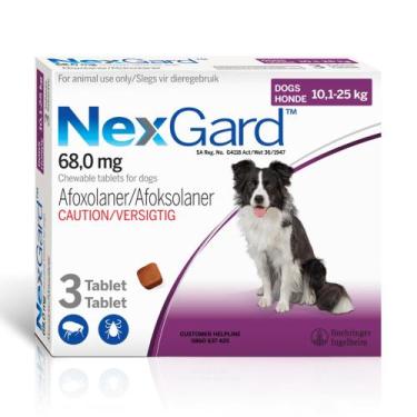 Imagem de Nexgard 10,1-25kg - BOEHRINGER ONGELHEIM