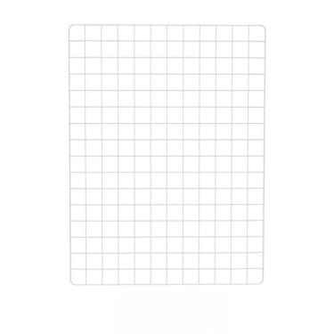 Imagem de Tela Grade Aramada 60x80 cm Memory Board Painel de Fotos Jardim Vertical Horta Expositor Aramado de Tela Quadro de Fotos(BRANCO)