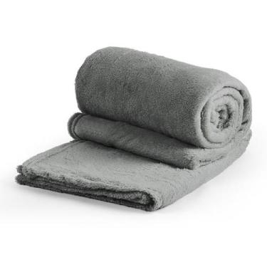 Imagem de Cobertor manta CASAL microfibra várias cores 1,80m X 2,20m - SAFIRA EN