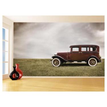 Imagem de Papel De Parede 3D Carro Antigo Clássico Vintage 3,5M Cxr44 - Você Dec