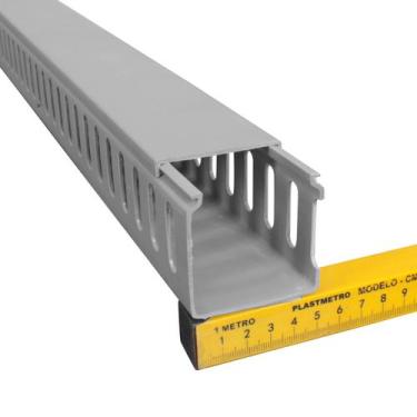 Imagem de Canaleta de PVC Semiaberta 50x50mm (5x5cm) - Hellermann Tyton HD4PF