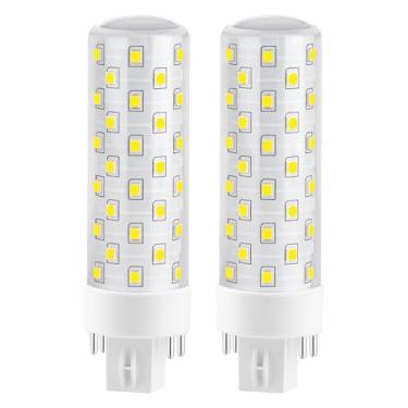 Imagem de Makergroup Lâmpadas Led Gx24Q, 6000K, Branco Frio, Base De 4 Pinos, Substituição De Lâmpada Fluorescente Compacta De 13 W, 18 W E 26 W Para Exaustor De Banheiro E Coifa De Cozinha, 10 W, Pacote Com