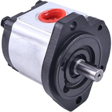 Imagem de Solarhome Bomba de engrenagem hidráulica 4-12 GPM reto 5/20.3 cm eixo com chave CID SAE A-2 parafusos montagem CCW rotação flange de ferro fundido