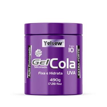 Imagem de YELSEW Gel Cola Transparente Uva Ultra Fixação 490g