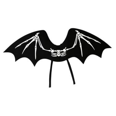 Imagem de predolo Acessório para fantasia de morcego de Halloween para palco de festival e brincadeira de faz de conta, Pequeno