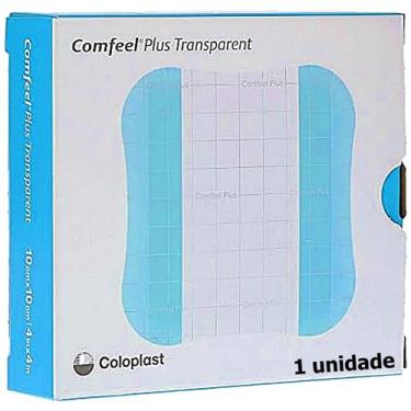 Imagem de Curativo New Comfeel Plus Coloplast Transparente 33533 10x10cm - unida