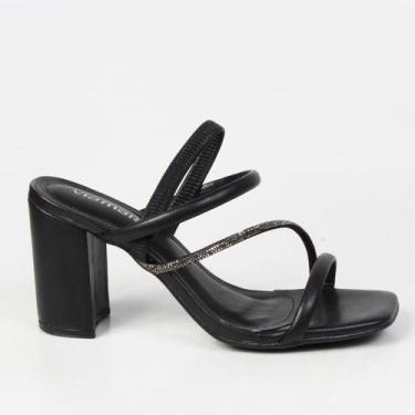 Imagem de Sandália Via Marte 13900901 Bege, Preto, Napa, 36