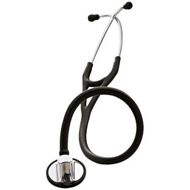 Imagem de Estetoscópio Littmann Master Cardiology - Preto com Prata Espelhado 21