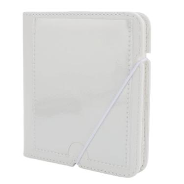 Imagem de Jectse 28 Couro PU Álbum de Fotos Livro, Limpar PVC Film, Elegante Lembragem Apto para 600 W210 W300 W400 Foto Tamanhos, Anti Glare Tecnologia, Abertura Lado (Branco)