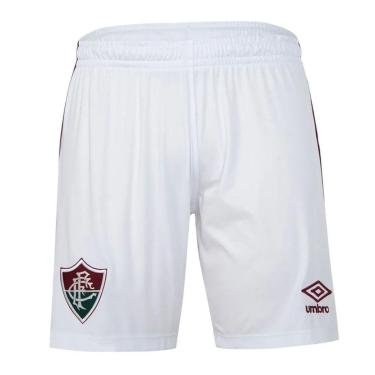 Imagem de Calção Umbro Fluminense I 2024/25 Masculino - Branco 2GG-Masculino