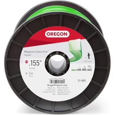 Imagem de Oregon 21-855 Gatorline Linha de Aparador de Cordas Quadrada 0,38 cm de Diâmetro Carretel de 1,3 kg, Verde