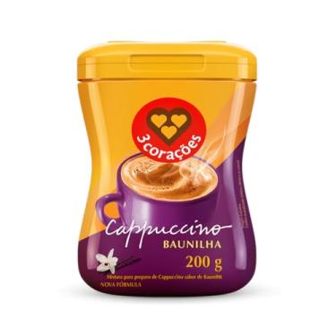 Imagem de 3 Corações Cappuccino Sabor Baunilha, 200g