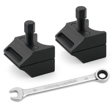 Imagem de MXSAG Ferramenta de espalhador de suporte de suspensão, cubo dividido de suspensão de carro, espalhador de junta de direção com chave inglesa compatível com a maioria das marcas e modelos de veículos