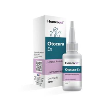 Imagem de Otocura Ex Limpeza Auricular 30ml Cães Gatos - Homeopet