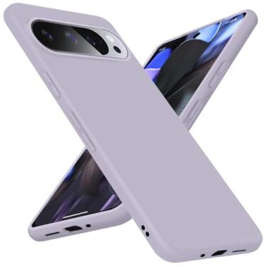 Imagem de Bastmei Capa projetada para Google Pixel 9 Pro XL, [silicone TPU flexível + interior macio] Capas de telefone minimalistas, proteção de câmera à prova de choque antiarranhões leve fosca para Pixel 9
