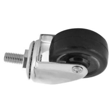 Imagem de Baixa Resistência à Partida e Ao Rolamento, Giro de 360 ​​graus, Resistente Ao Desgaste, Absorção de Choque, 4pcs Rodízio Giratório de 2 Polegadas Roda de Rolo Com Haste Roscada