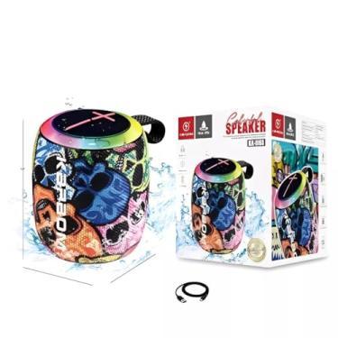 Imagem de Caixas de Som Portáteis Bluetooth Speaker, 7W RMS, IP67 Resistente à Água, Luz RGB, Suporte Conexão TF/FM/AUX/USB (KA-8193 7W)