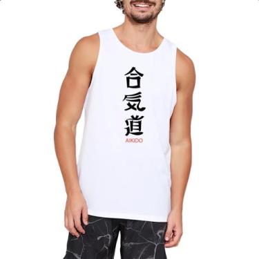 Imagem de Camiseta Regata Aikido letras Japao - Alearts, EG