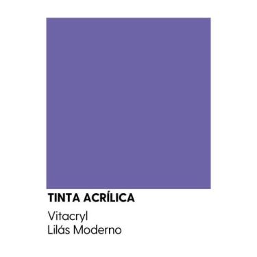 Imagem de Tinta Fosca Premium Violetas - Vitacryl, Lilás Moderno, 3,6 lts