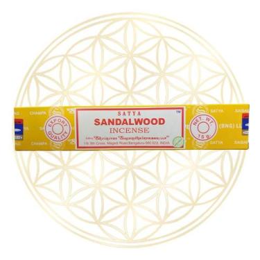 Imagem de Incenso Premium Satya Varetas Aromas 15g, Sândalo