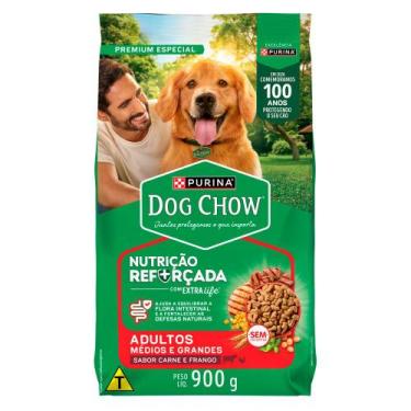 Imagem de Ração para Cães Dog Chow Premium Adultos Médios e Grandes Carne e Fran